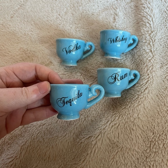 Mini teacup shot glasses